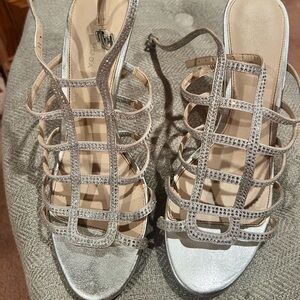 Sparkly Silver Heels!